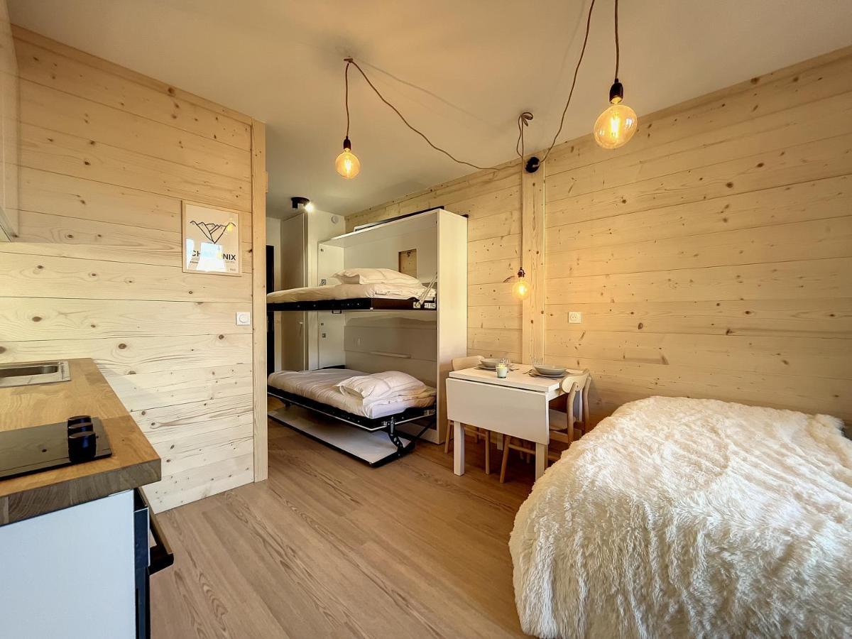 Superbe Studio Refait A Neuf Et Tout Equipe Avec Parking Chamonix Exteriör bild